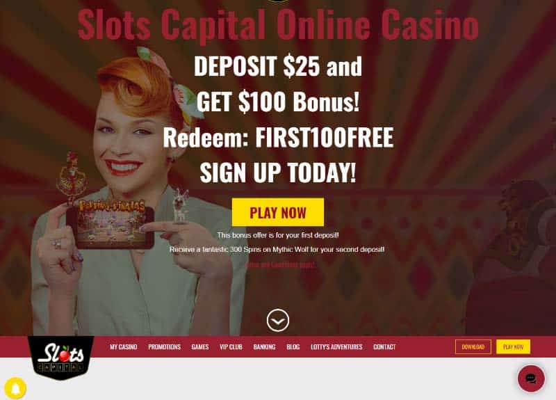 Slots Capital Sign Up Today