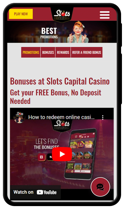 Slots Capital No Deposit Bonus
